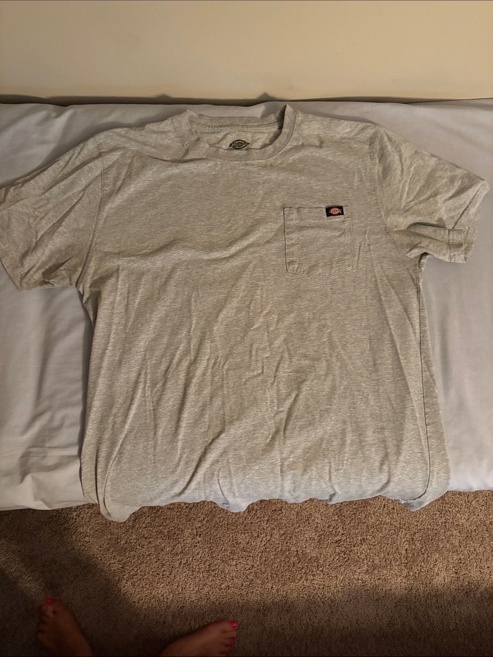 Dickies Men’s Light Gray Pocket Tee
